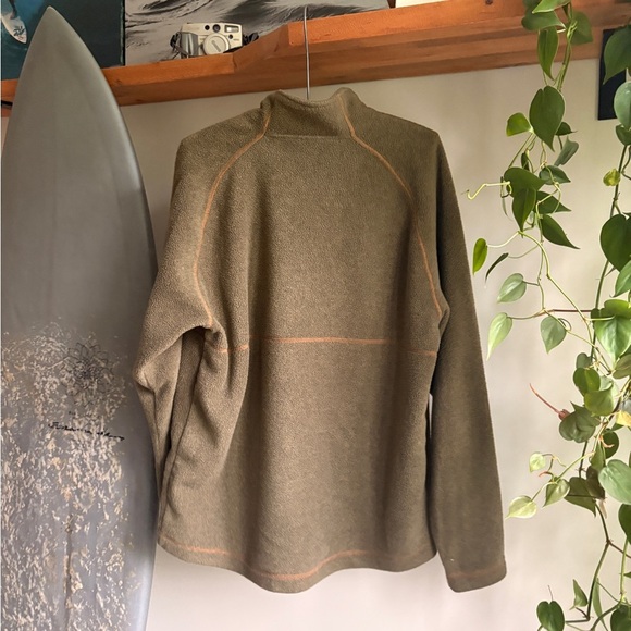 Riviere du Loup fleece zip up men XL KHAKI - Picture 5 of 5